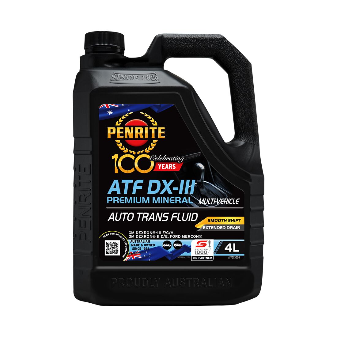 Penrite Automatic Transmission Fluid - DX-III, 4 Litre