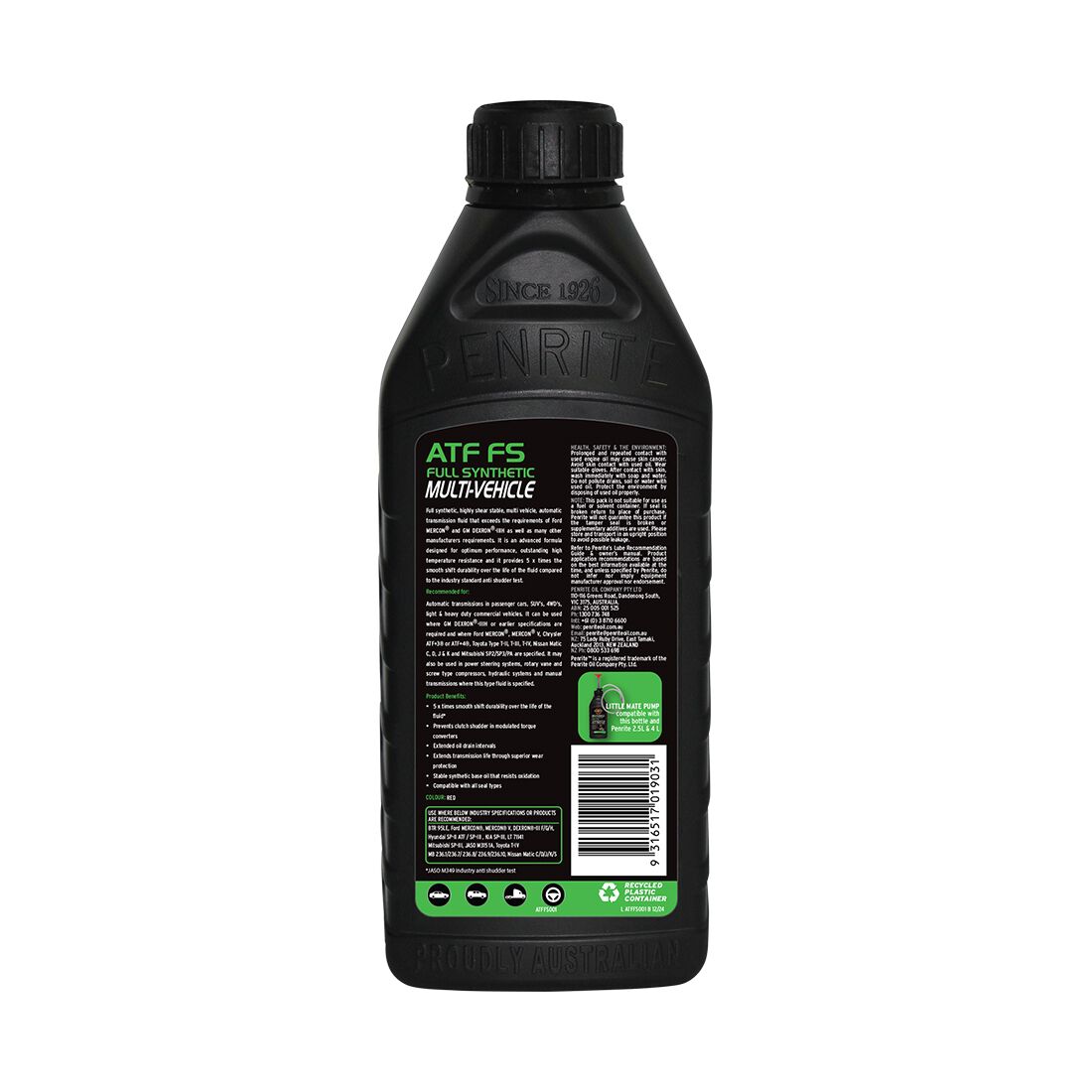 Penrite Automatic Transmission Fluid - FS, 1 Litre