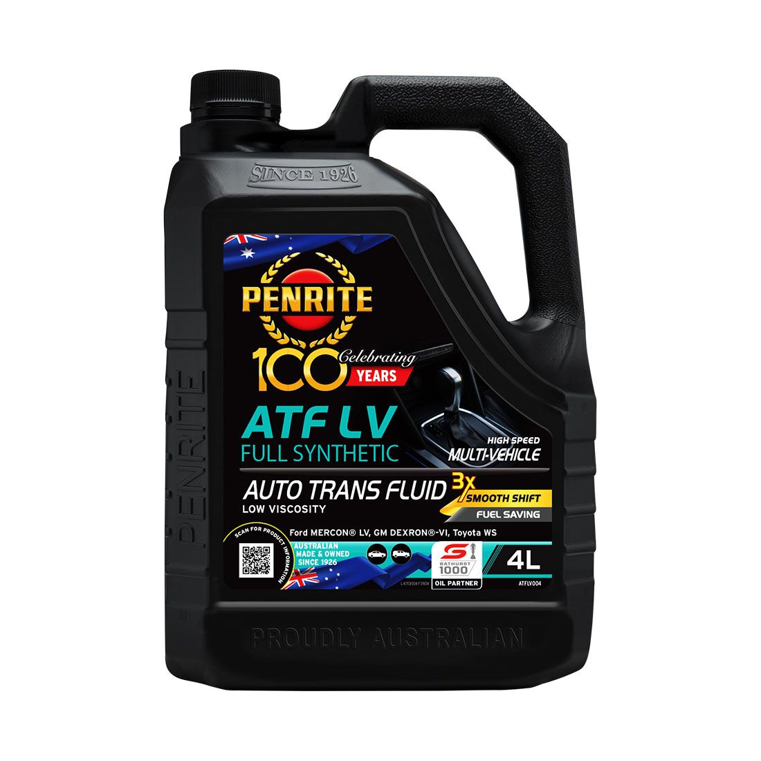 Penrite LV Automatic Transmission Fluid - 4 Litre