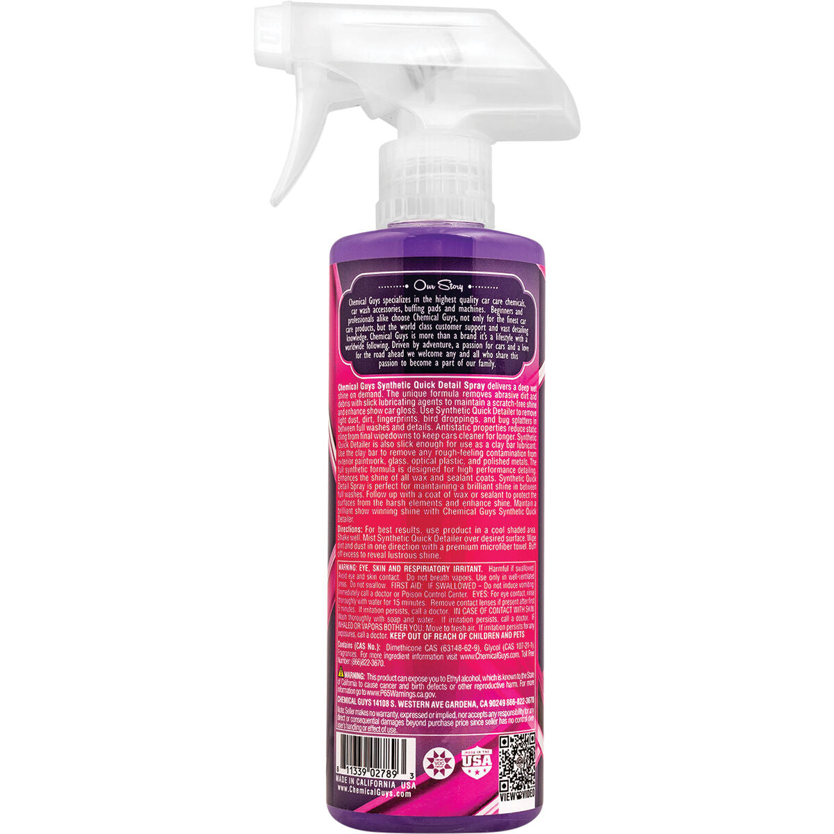 Chemical Guys Extreme Synthetic Quick Detailer 473mL