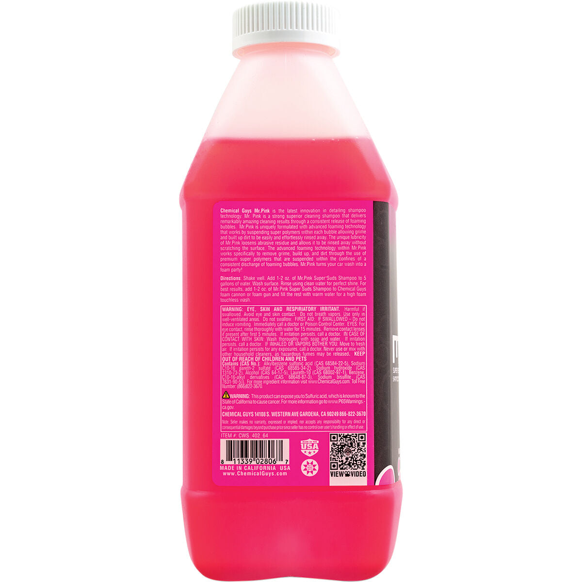 Chemical Guys Mr. Pink Super Suds Car Wash 1.89 Litre