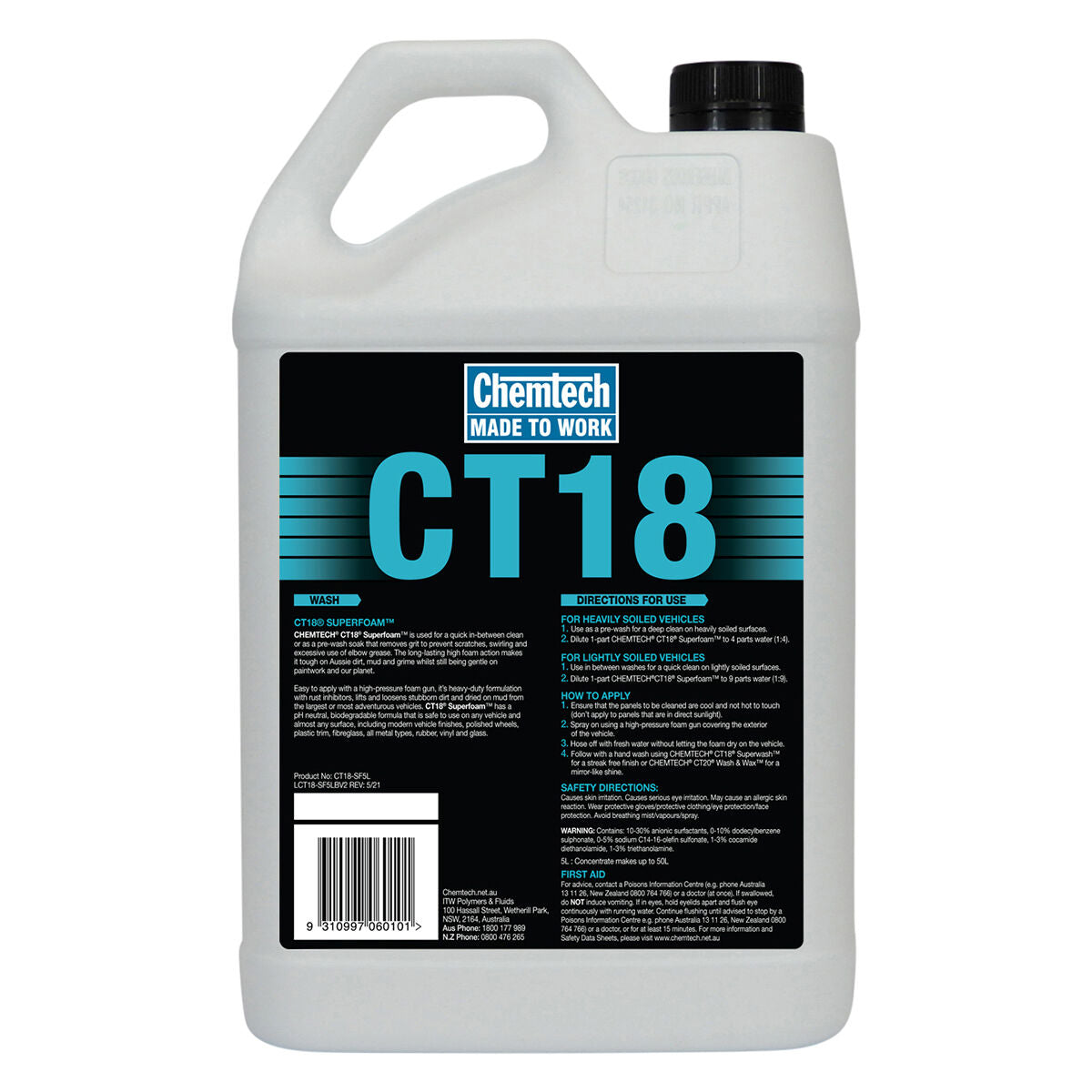 Chemtech CT18 Superfoam 5 Litre