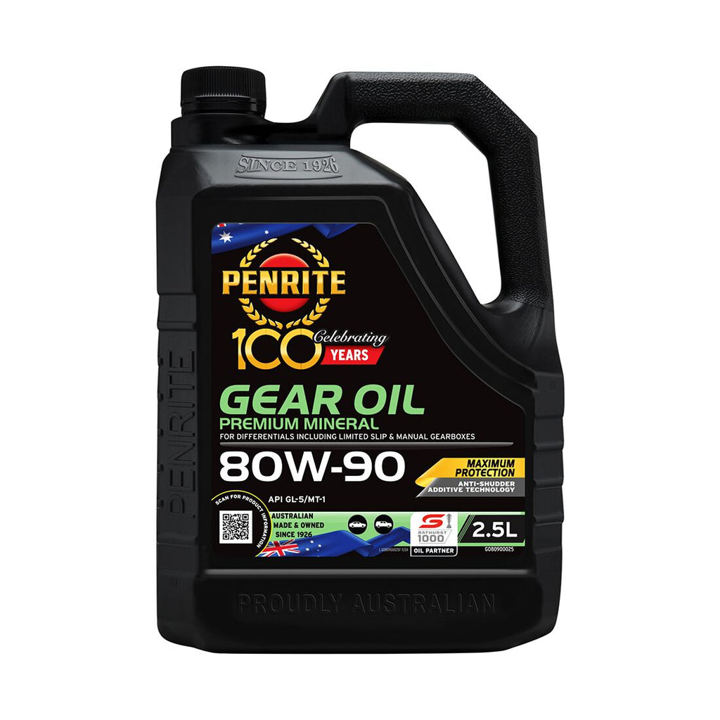 Penrite Gear Oil - 80W-90, 2.5 Litre