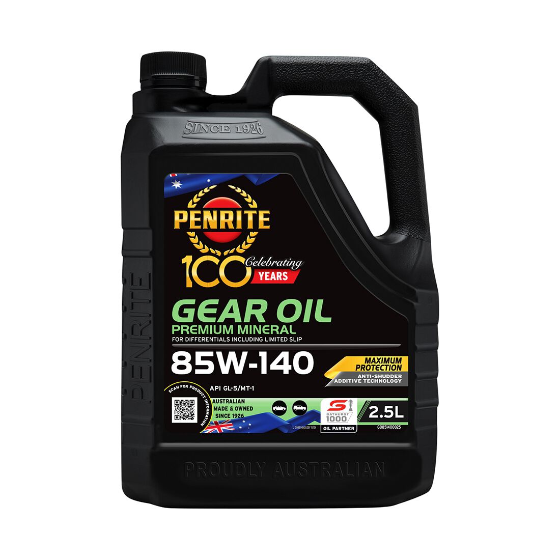 Penrite Gear Oil - 85W-140, 2.5 Litre
