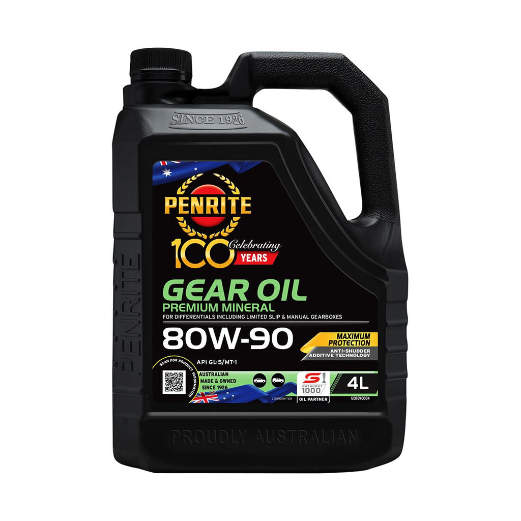 Penrite Premium Mineral Gear Oil - 80W-90 4 Litre