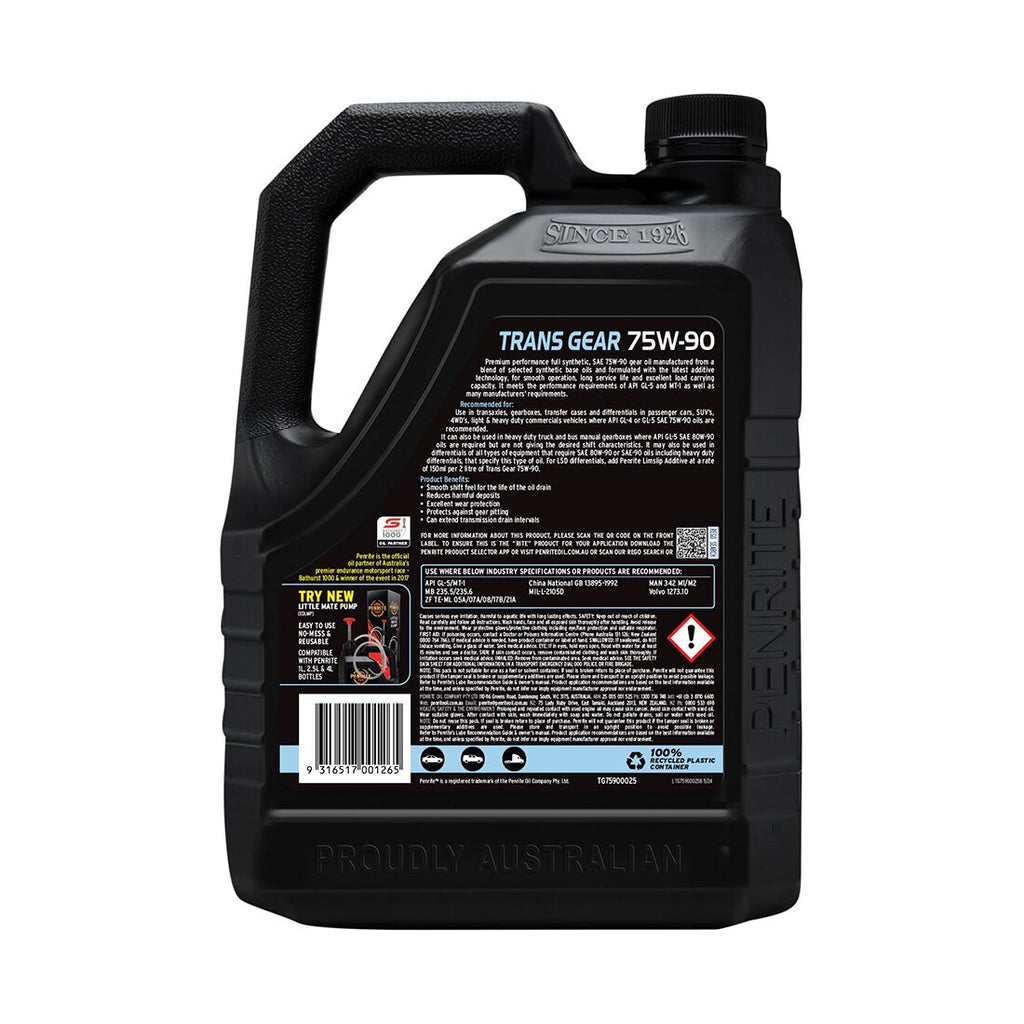 Penrite Trans Gear Oil - 75W-90 2.5 Litre