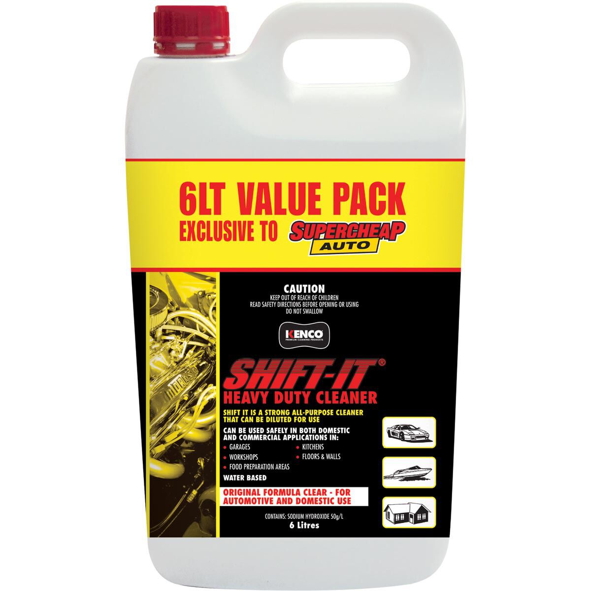 Kenco Shift-It Heavy Duty Cleaner - 6 Litre