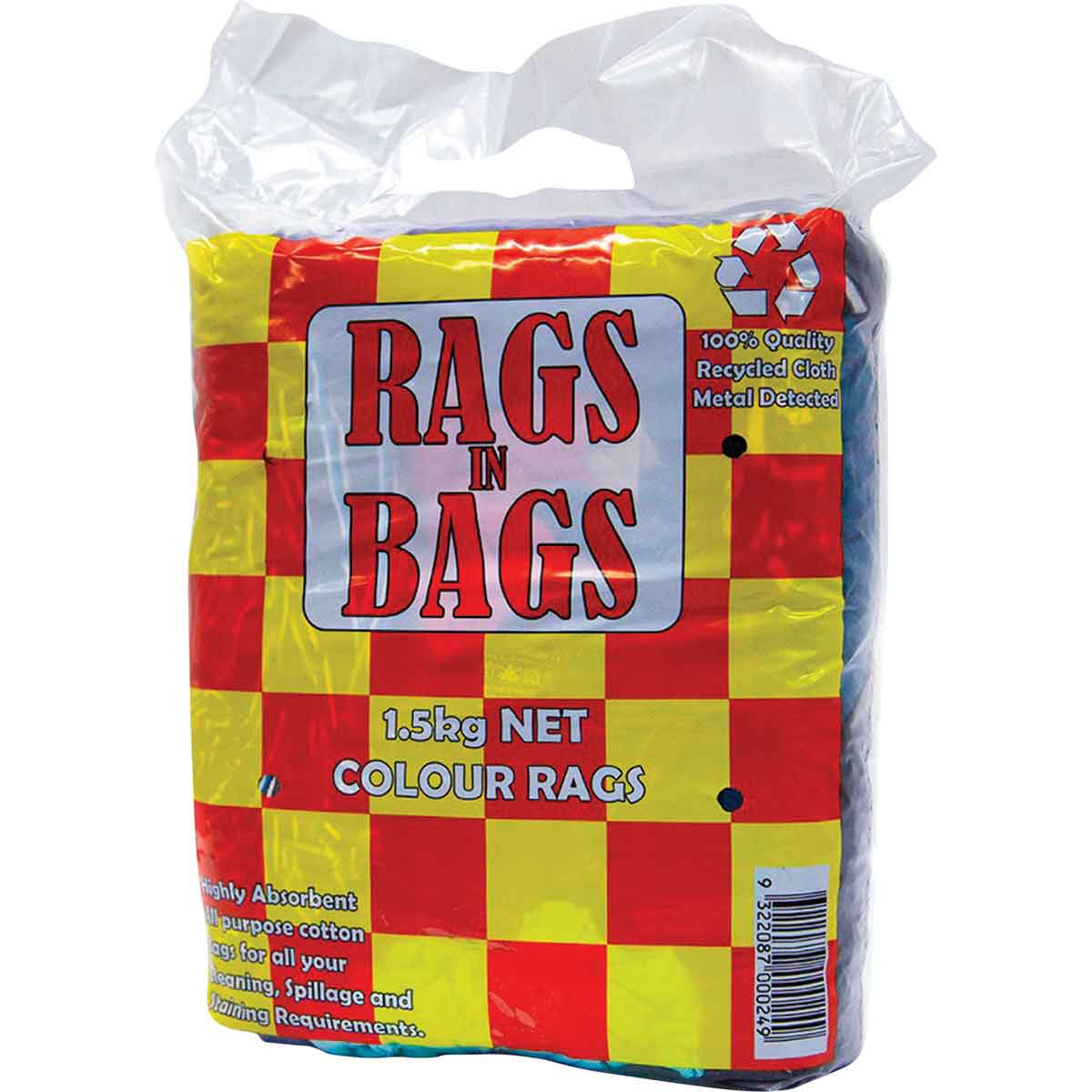 Rags in Bags Colour Cleaning Cloth 1.5kg