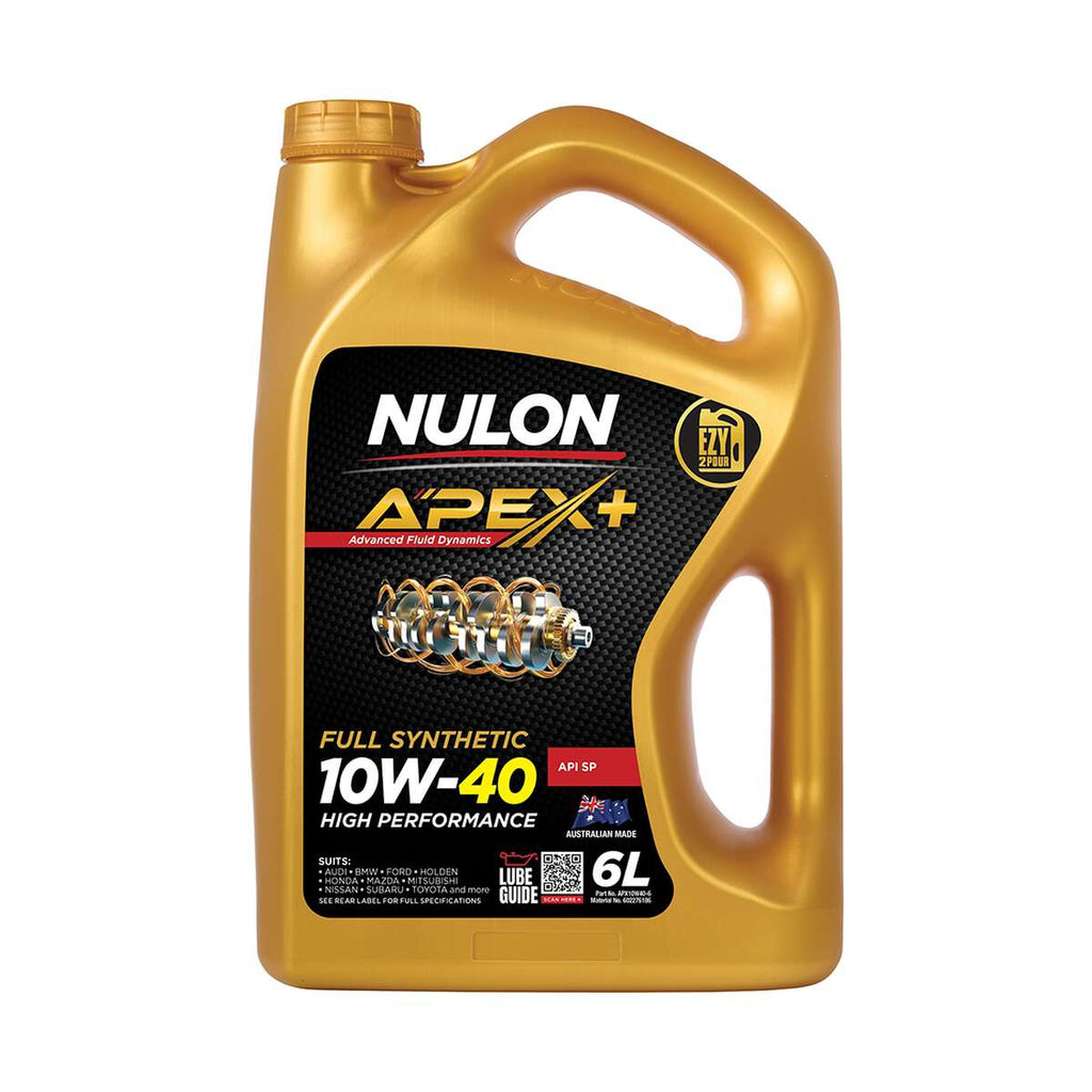 Nulon APEX+ 10W-40 High Performance Engine Oil – 6 Litre