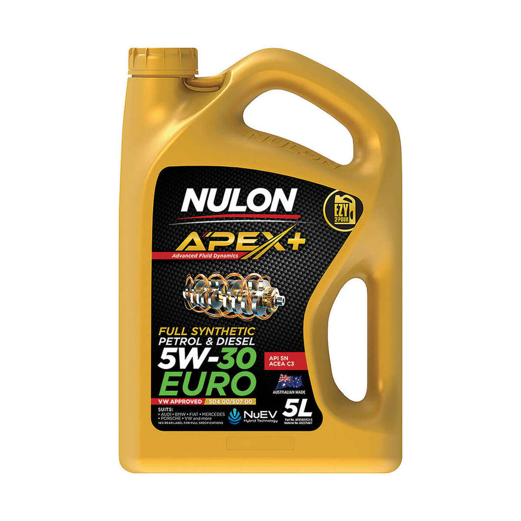 Nulon Apex+ 5W-30 Euro Petrol & Diesel Engine Oil – 5 Litre
