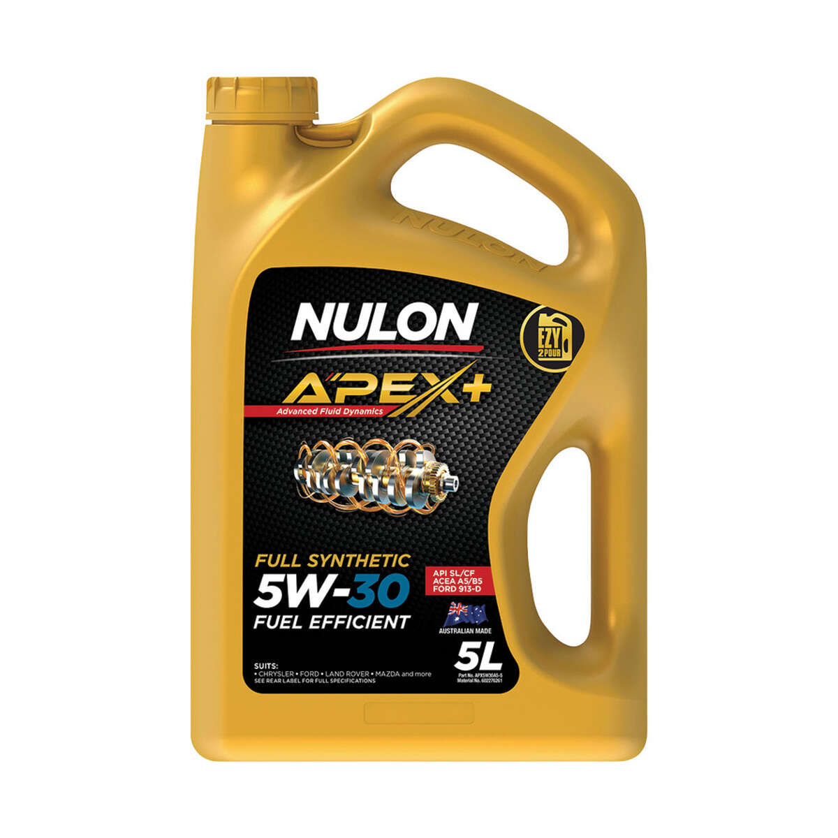 Nulon APEX+ 5W-30 Fuel Efficient Engine Oil – 5 Litre