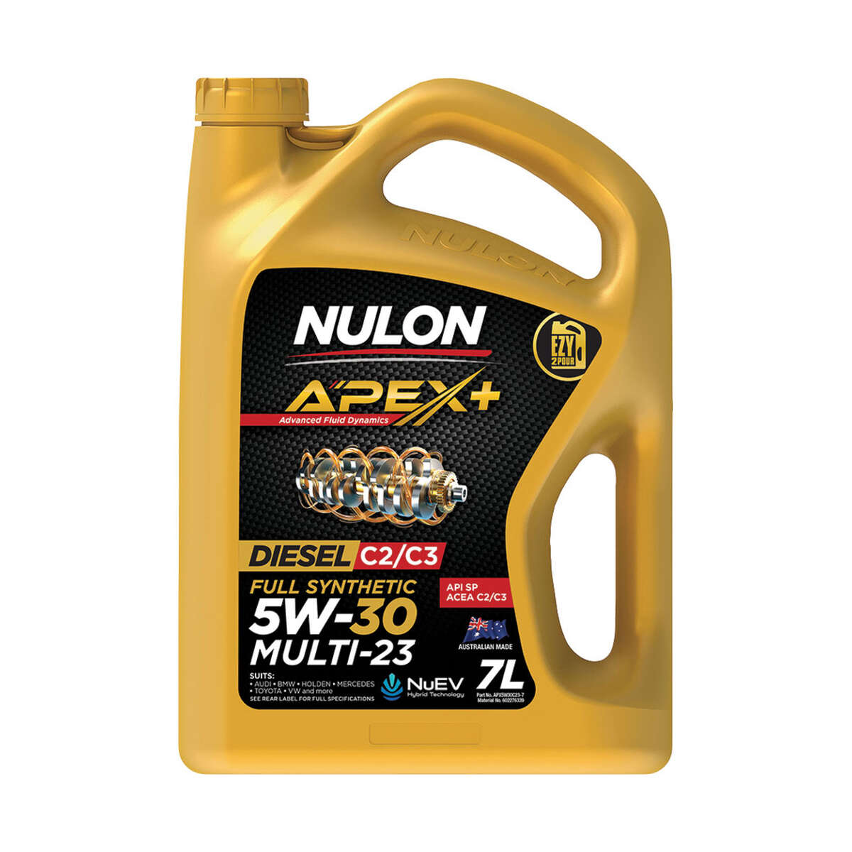 Nulon Apex+ 5W-30 Multi-23 Engine Oil – 7 Litre