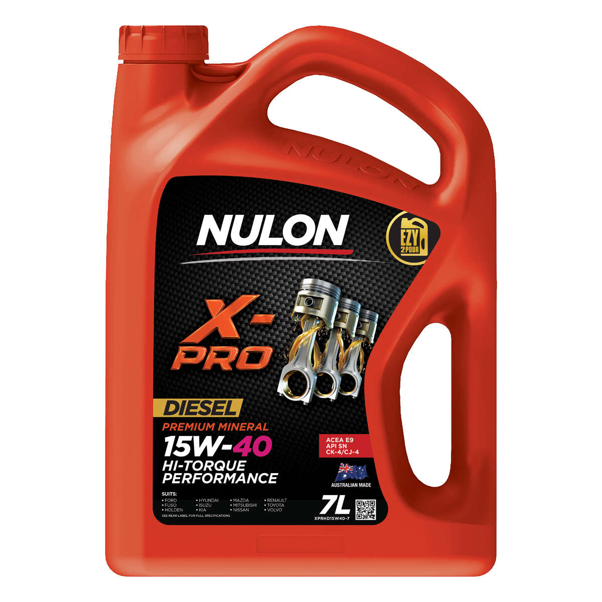 Nulon Mineral X-Pro Hi-Torque Engine Oil 15W-40 – 7 Litre