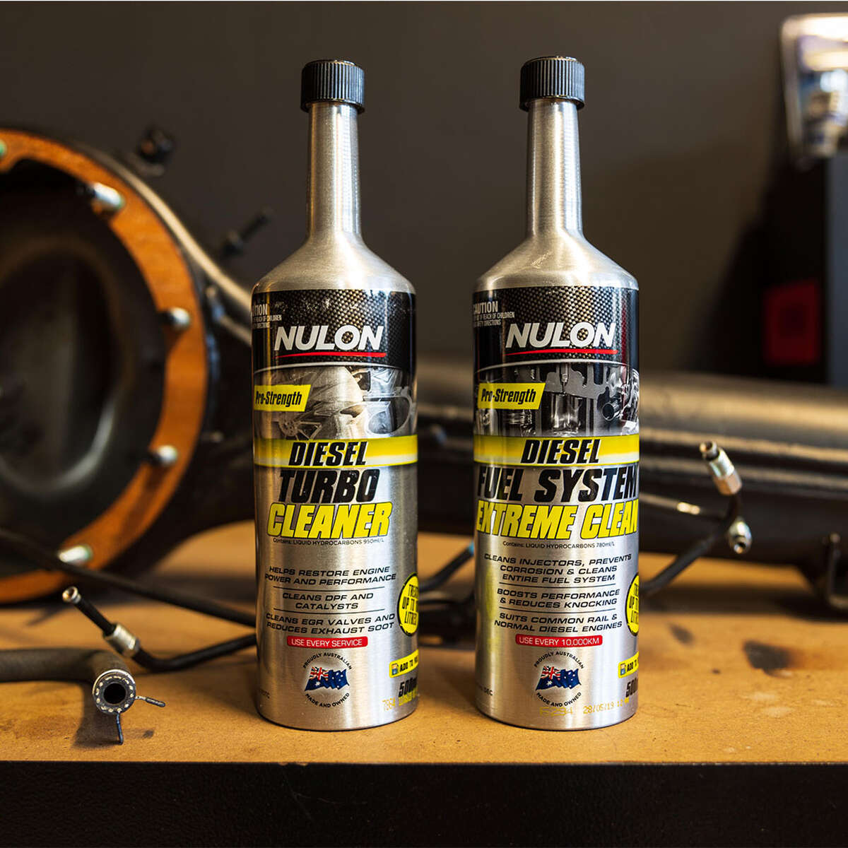Nulon Pro Strength Diesel System Extreme Clean – 500mL
