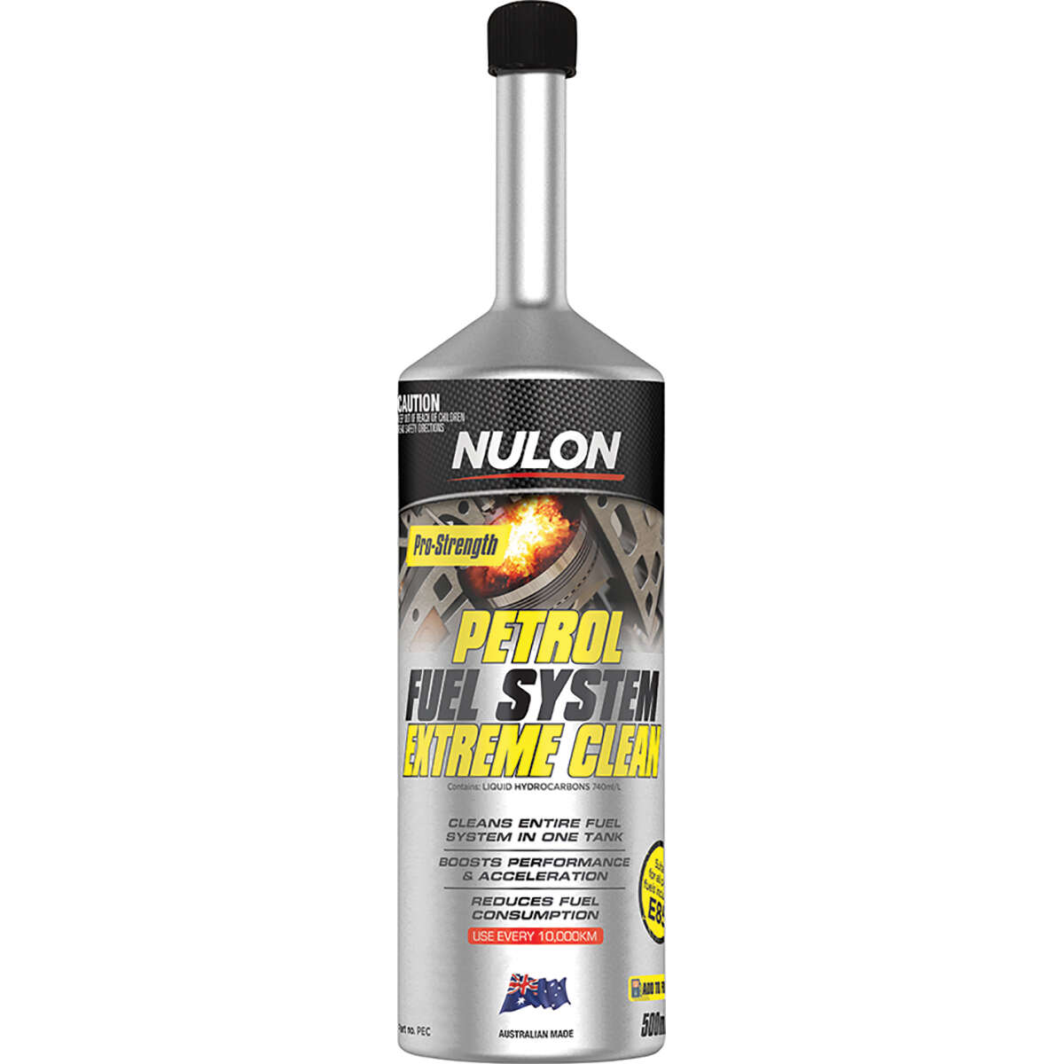 Nulon Pro Strength Petrol System Extreme Clean – 500mL