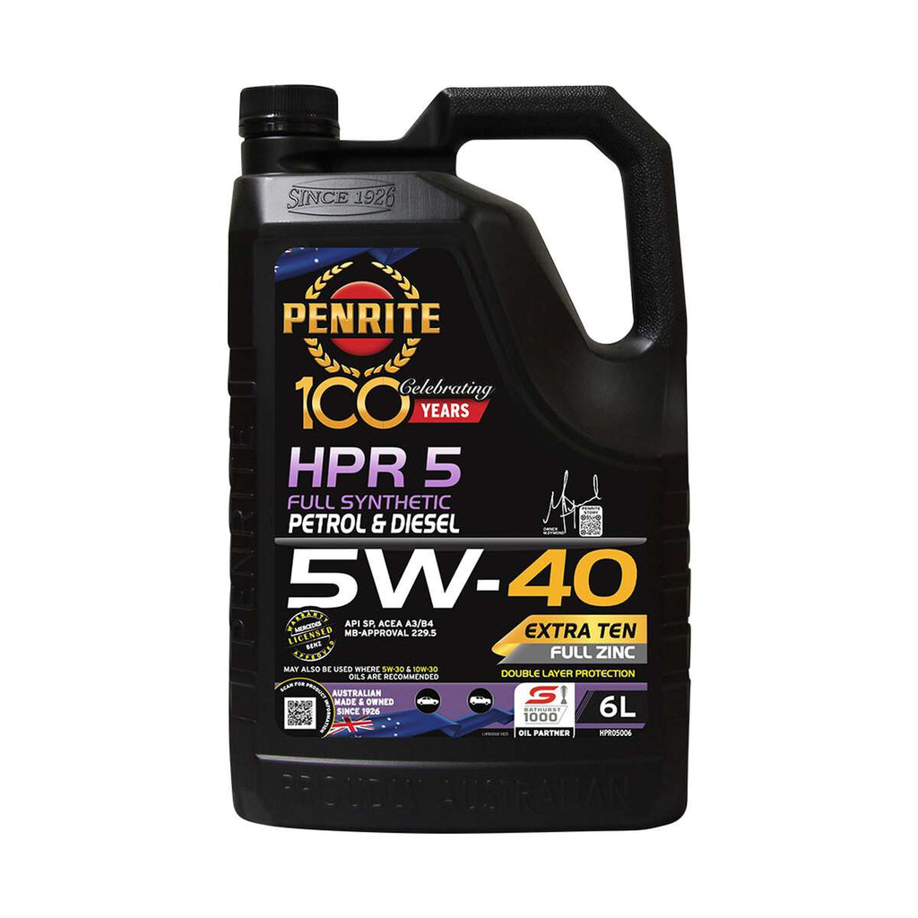 Penrite HPR 5 Engine Oil 5W-40 6 Litre