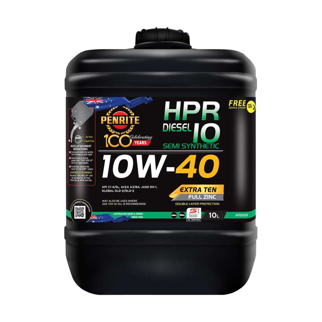Penrite HPR Diesel 10 Engine Oil 10W-40 10 Litre