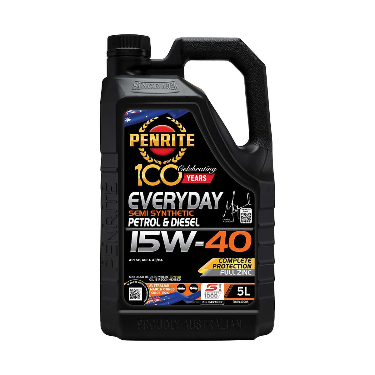 Penrite Semi Synthetic Everyday Engine Oil 15W-40 5 Litre